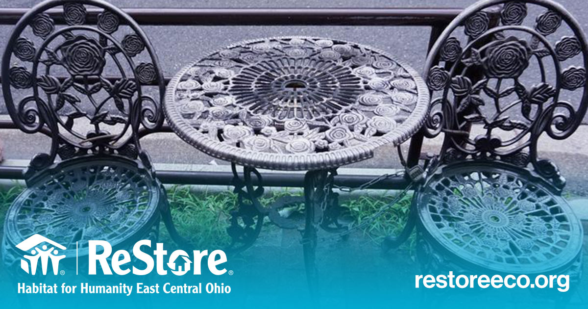 How to Restore Old Metal Furniture Habitat for Humanity ReStore